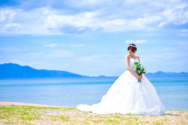 フォトウェディング　北九州　福岡　前撮り　結婚式　花嫁